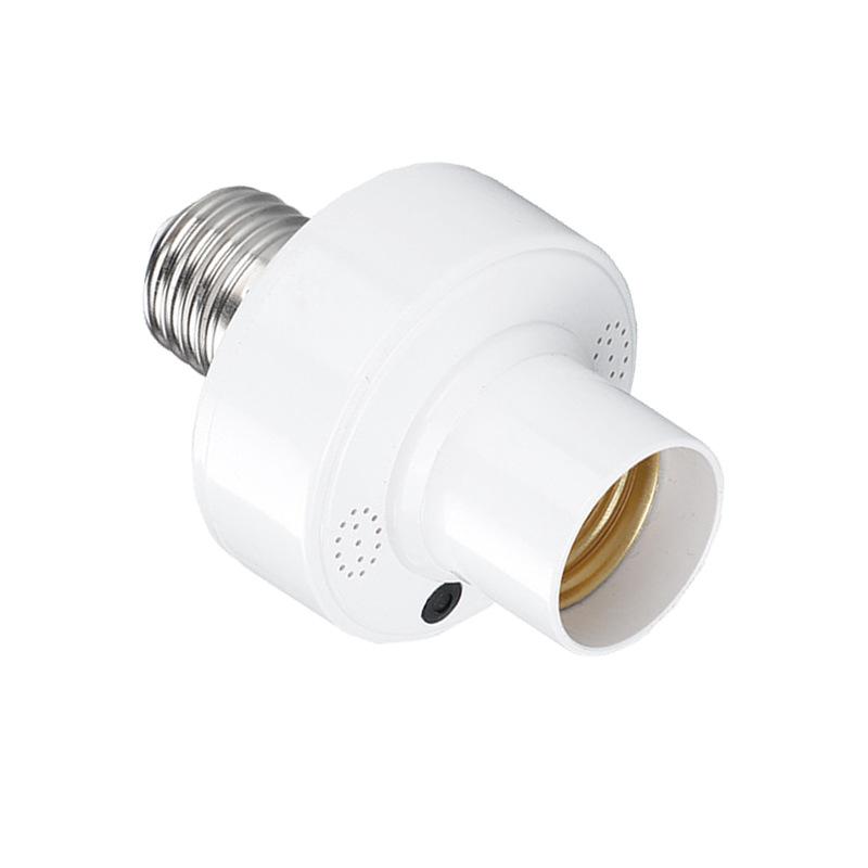 Switchless Smart Bulb Holder E27/E14 85-265V Light and Motion Sensing Lamp Base Voice-controlled/Sound-controlled Light Socket