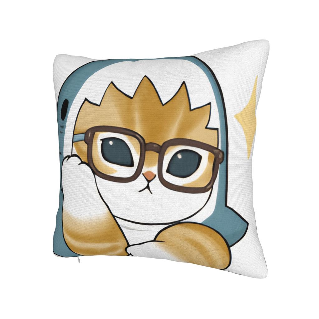 Sharks and kittens Pillow Cover Vintage Pillow Case For Living Room Chair Print Cushion Cover Gift