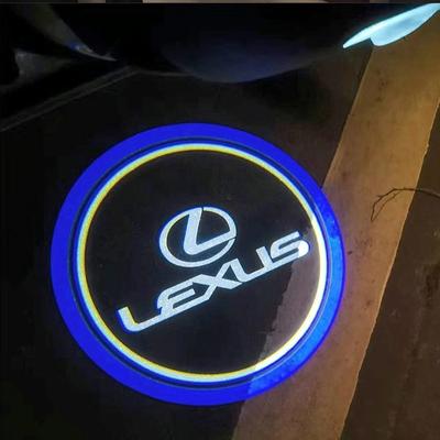 2Pcs For RX ES GX LS LX IS Series LX450 LX470 LX570 RX300 ES250 ES300 Car Door Courtesy Light HD Projector Welcome Lamp