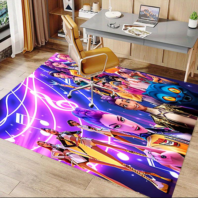Music Festival Celebration Carpet For Playroom Bedroom Living Room Sofa Home Decorkids Game Area Rug Nonslip Floor Mat