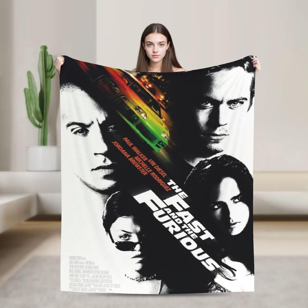 Fast and Furious Ride Or Die Blanket Coral Fleece Plush Decoration Breathable Warm Throw Blanket Sofa Office Plush Thin Quilt