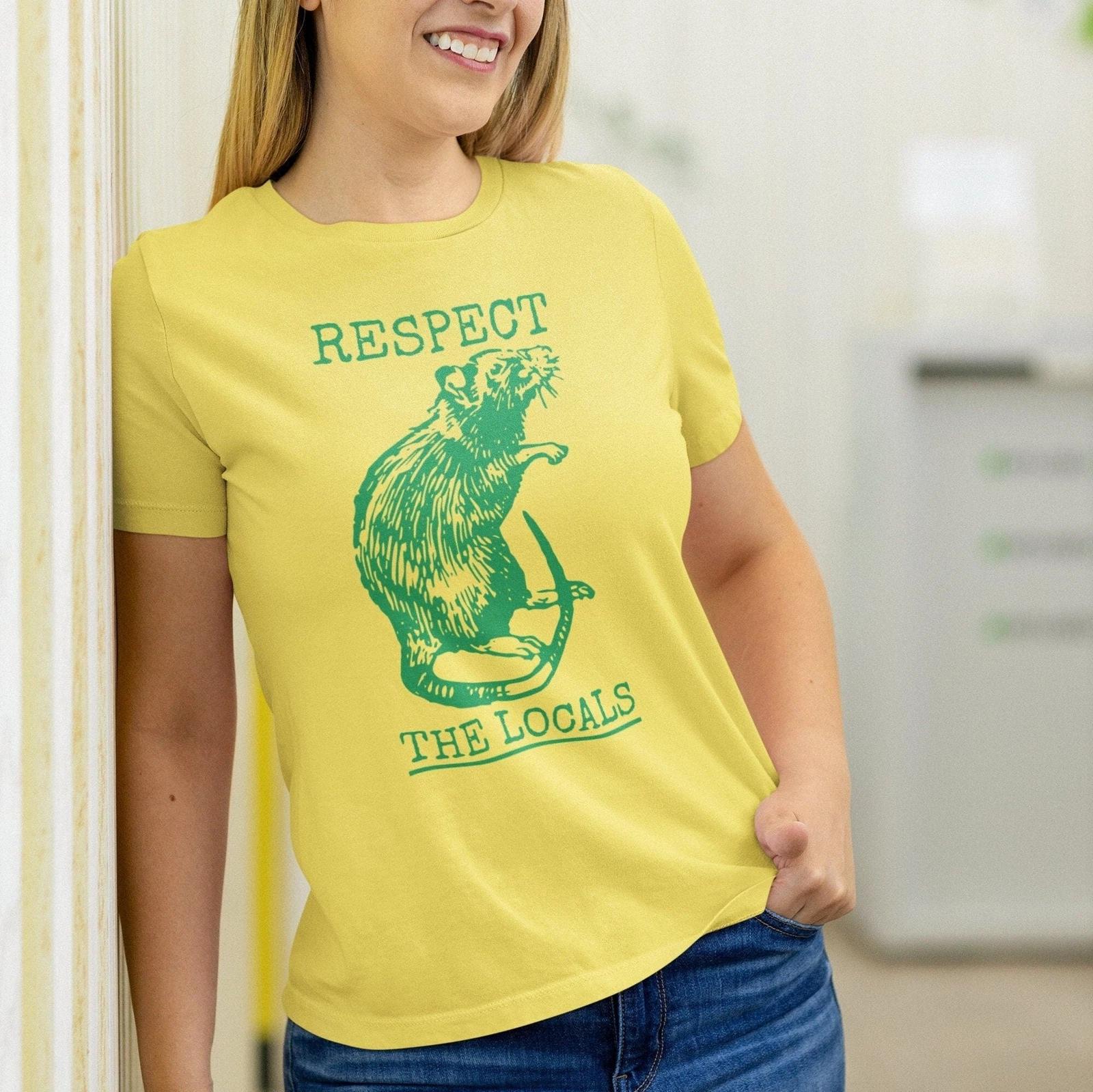 Respect The Locals Rat Shirt M