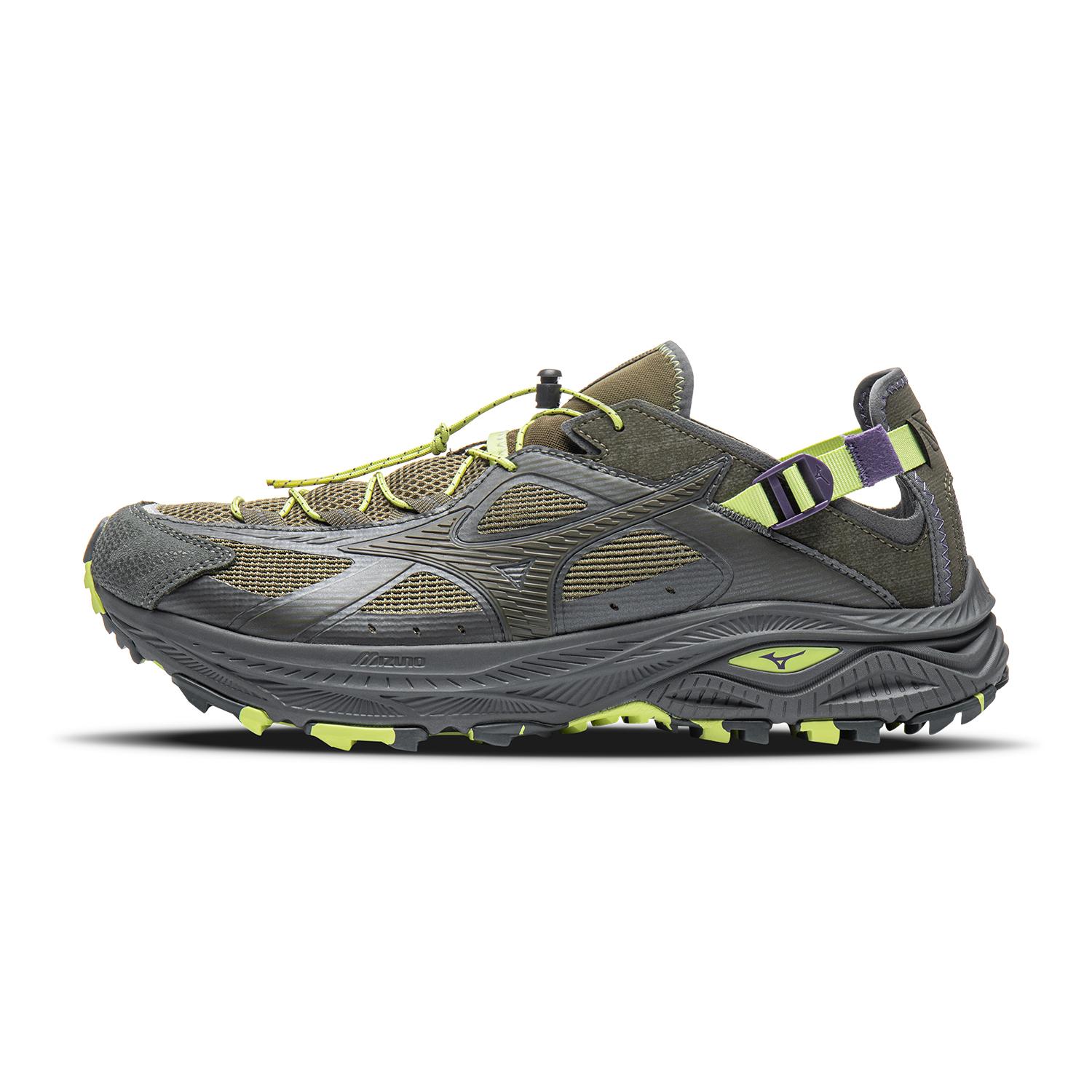 

Mizuno Low Top River Trekking Shoes Unisex Brown Green D1GH261202 39