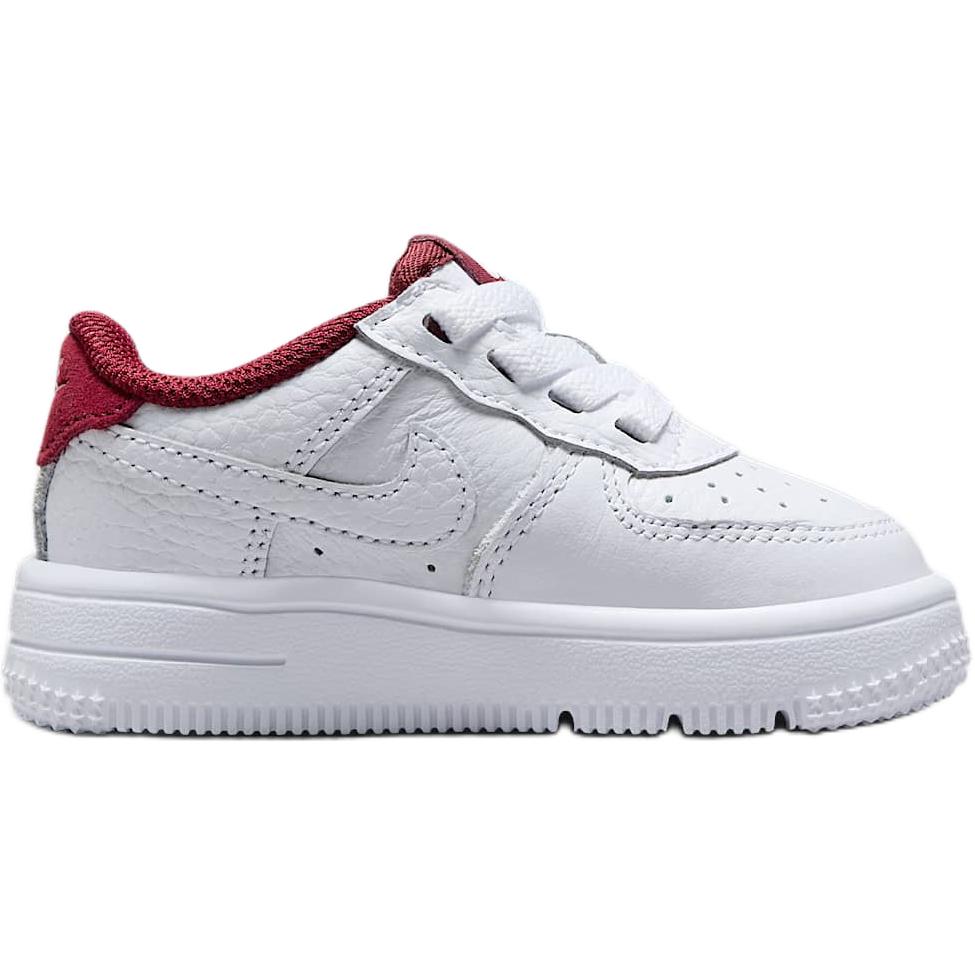 Nike Force 1 Low LV8 EasyOn TD White Team Red Baby Sneakers HF5511-100
