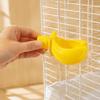 Detachable Bird Food Feeding Dish Anti-Splash Parrot Water Bowl Banana Shape Bird Feeder  Budgie