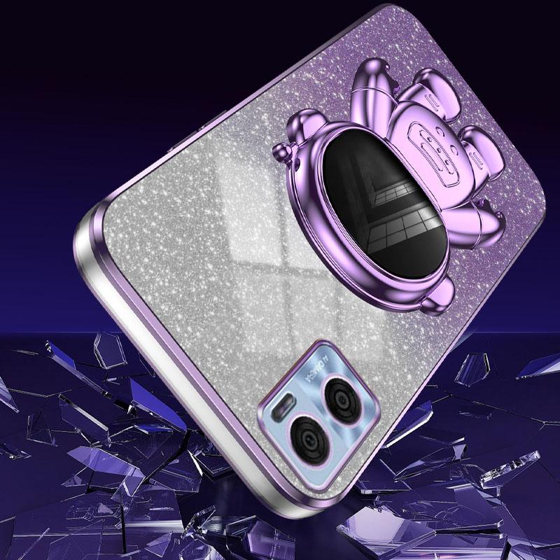 For Motorola Moto E22 4G Case Astronaut Kickstand Anti-drop Phone Cover