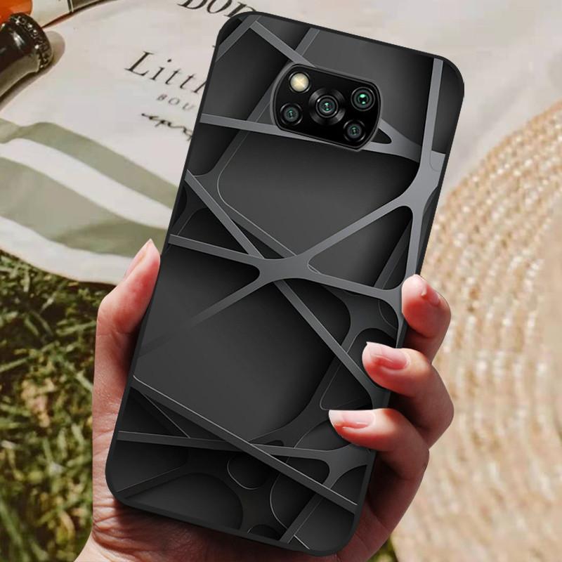 Pour Xiaomi Poco X3 NFC Coque Silicone Souple TPU Housse de Téléphone Pour Xiaomi Poco X3 NFC Coque X 3 NFC Marbre Bumper Protecteur