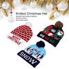 Christmas Knitted Soft Warm Winter Hat Light Hat for Children Adults Festivals Holiday Party Knitted Hat Light Up Christmas Hat