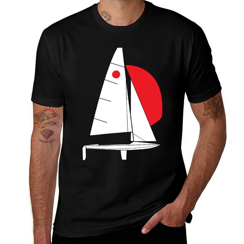 Fireball Sailboat Tshirt Dry Fit Athletic Short Sleeve Shirt Tshirt