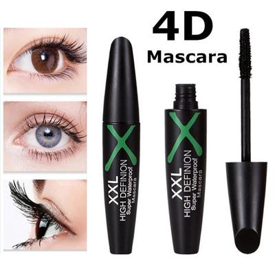 4D Seidenfaser Mascara Wimpernverlängernde Mascara Wasserdicht Lang Haltend Wimperntusche Schwarz Wimpernverlängerung Make-up