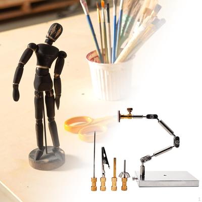 Rig Action Figure Display Stand, Home Decoration, Base, Stainless Steel Arm for Hobby