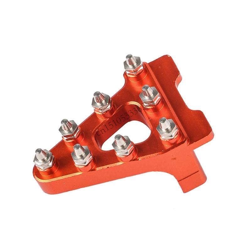 090E Nonslip Off Road Motorcycle Bike Brake Lever Pedal Step Steel Easy Mounts Design