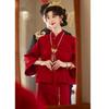 Toast Suit New Small Cheongsam Chinese Wedding Engagement Dress Women's Dress Photo Studio