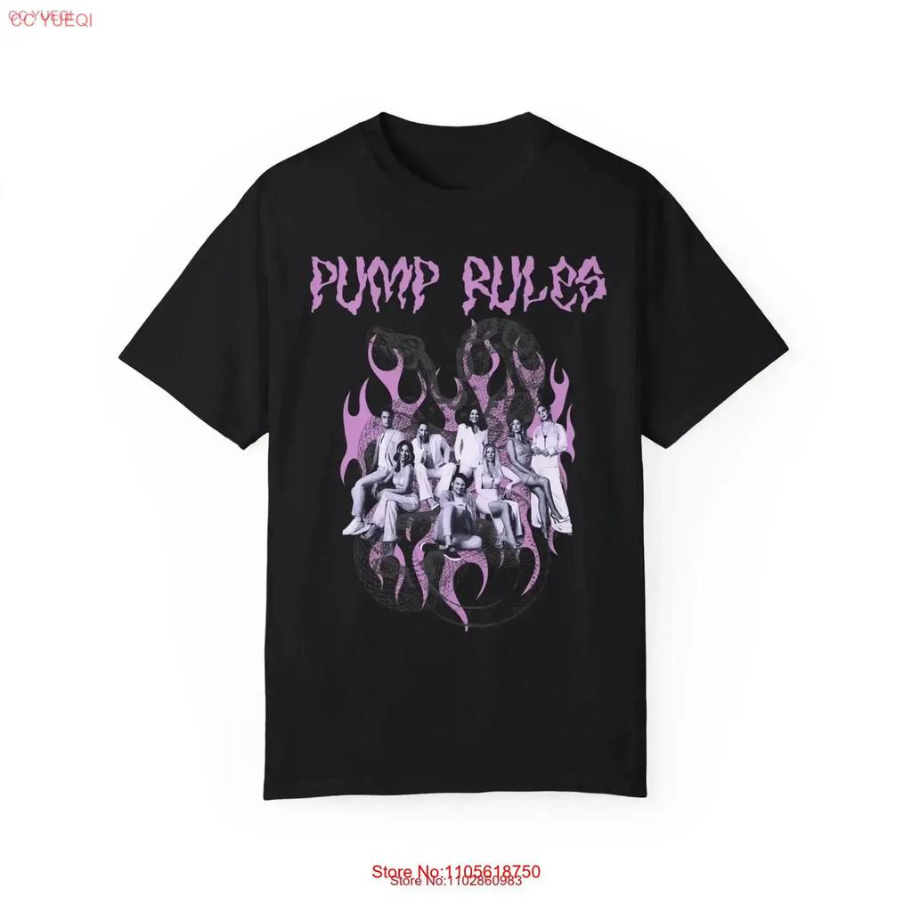 Pump Rules Vanderpump Bravo Metal Inspired Garunisext Dyed T Shirt Vintage Slightly Unisex Breathable Streetwear Homme
