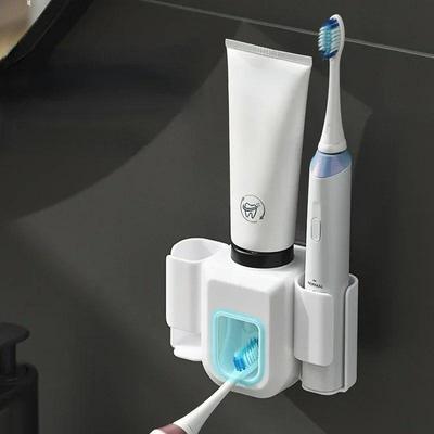 Elektrischer Zahnbürstenhalter, Doppelloch-Wand-Zahnbürsten-Organizer, Zahnbürstenständer, Bürstenhalter, Badezimmer-Zubehör