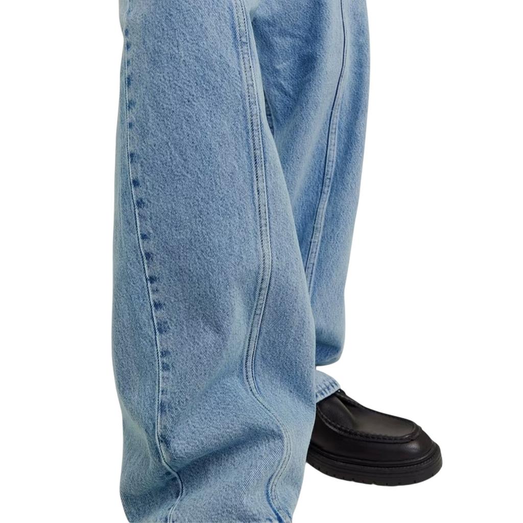 Jack And Jones Mens Denim Relaxed Wide Leg Jeans