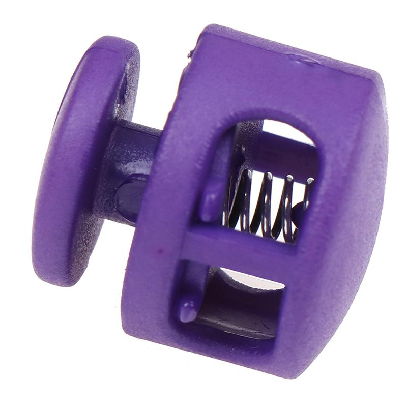 10 Stück Kordelstopper Schnallen Klemme Knebelclip DIY Schnürsenkel Taschenzubehör