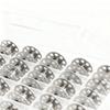 Sewing Bobbins 25 Pieces Stainless Steel Universal Knitting Supplies Embroidery Thread Bobbins For Crocheting Class Quilting