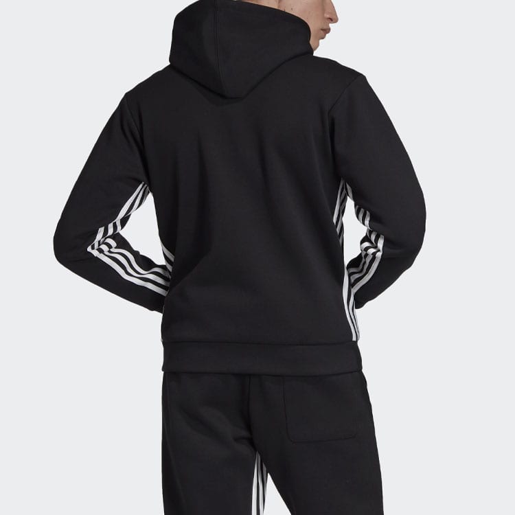 adidas Zipper Three-stripe Hoodie DX7657