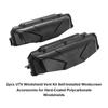 2pcs UTV Windshield Vent Kit SelfInstalled Windscreen Accessories for HardCoated Polycarbonate