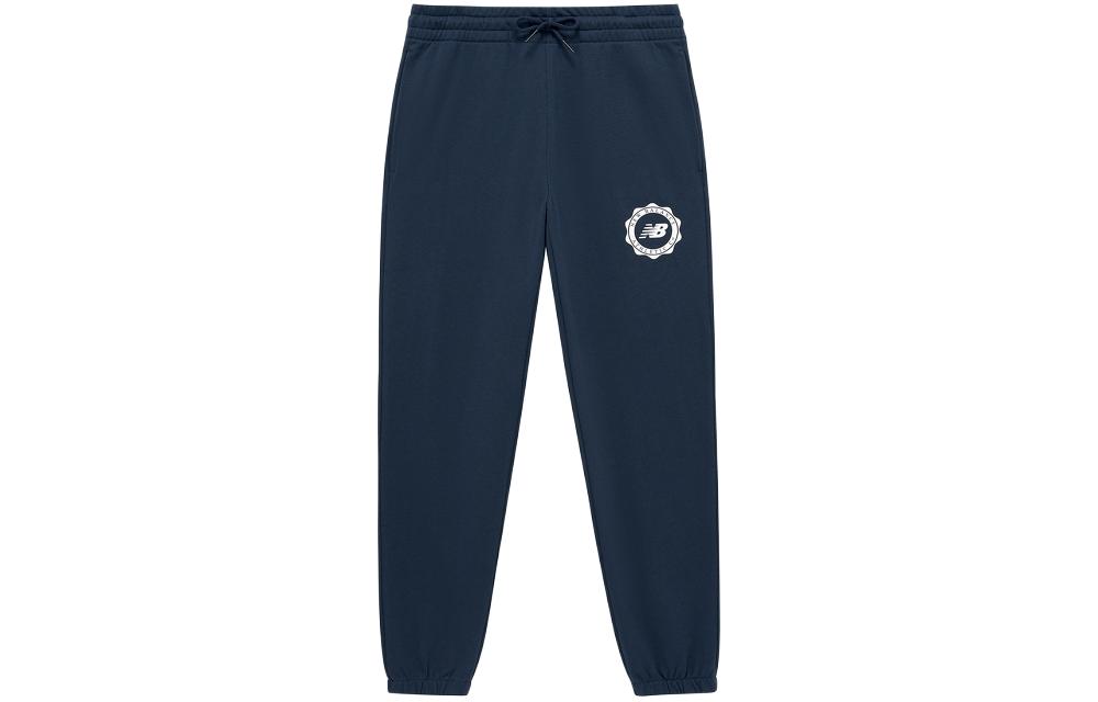 New Balance Knitted Sweatpants Men s Blue Moderate Cuffed Pants MP31902-NNY M