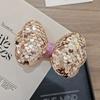 Sequin Bow Hair Clips Sparkly Princess Hair Pins for Flower Girls Wedding Banquet Daily Hair Decor