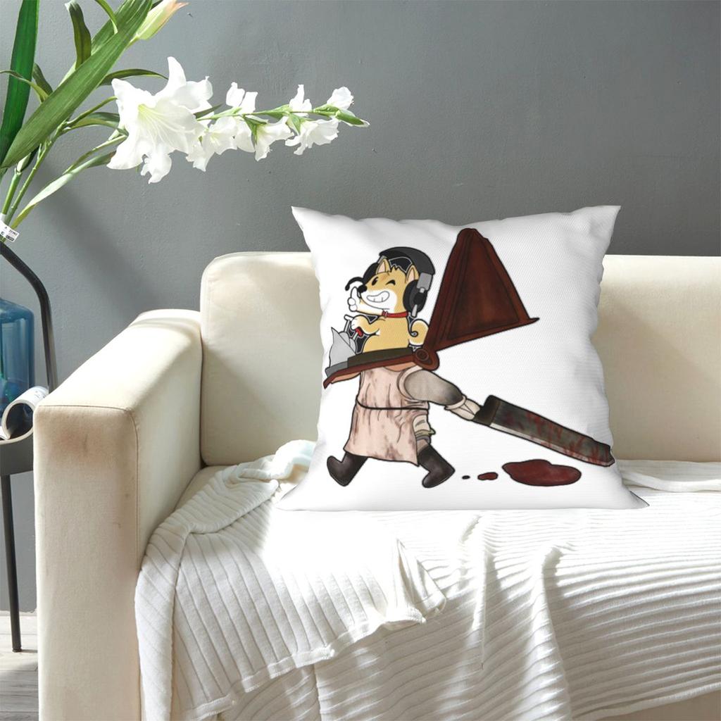 Silent Hill 2 True Ending Square Pillowcase Pillow Cover Cushion Zip Decorative Comfort Throw Pillow for Home Bedroom