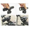 Lommelyktfesteholder 360 graders Led Lommebrakett Sykkellysfesteholder Sykkelsykkellommelyktholder for 2,6 cm