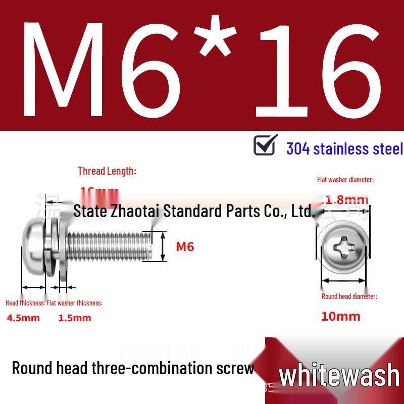 304 Stainless Steel Small Pan Head Phillips Screw