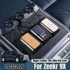 For Geely Zeekr 9X   Electric Vehicle Key Case Car Key Shell Nappa Leather Zinc Alloy Key Fob Bag Case Cover Accessories