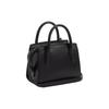 Coach Andrea 15 Textured Logo Solid Color Zipper Closure Mini Tote Bag Women Tote Black CO974-JIBLK
