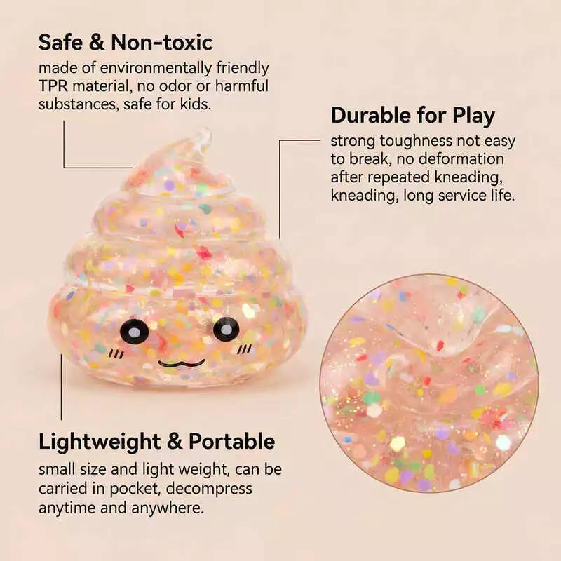 Tpr Fart Toy For Kids With Rebound Function Ideal For Sensory Play And Parentchild Interaction