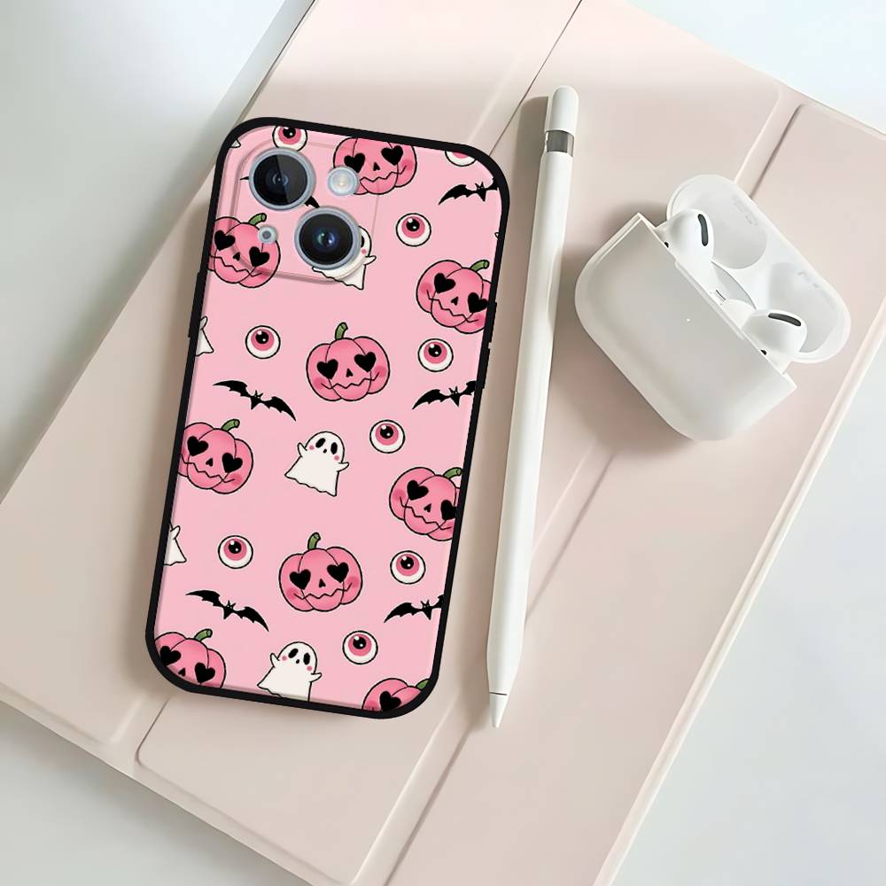 Halloween Black Phone Case That Fits For IPhone 17,16,15,11,13,14 Pro Max,Plus,X,Xr,Xs Max,13Mini