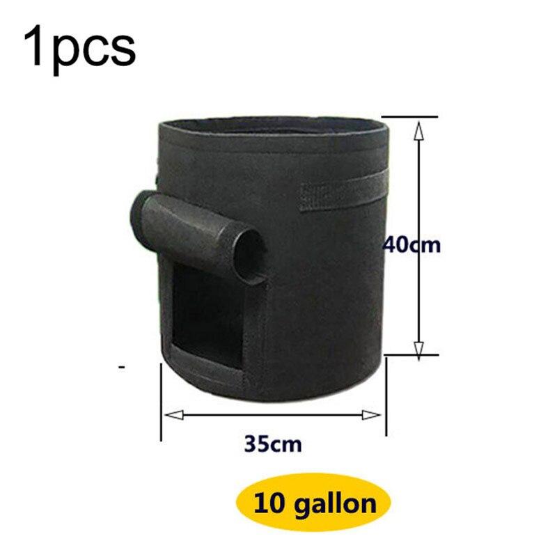 Fabric Potato Plant Flower Pots Grow Bags Flowr Flowerpot Fruit Plante Tools Garden Growing Vegetable Veg Planting