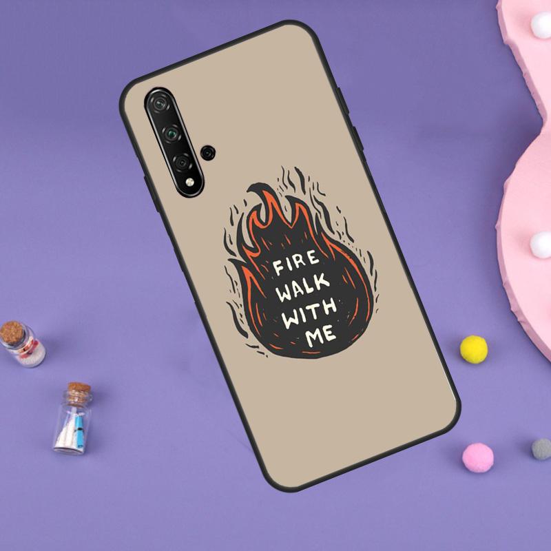 Fire Walk With Me Twin Peaks For Huawei Nova Y61 Y60 Y70 Y72 Y73 Y90 Y91 9 10 SE 7i 8i 11i 12i P30 P40 Lite P60 Pro Case