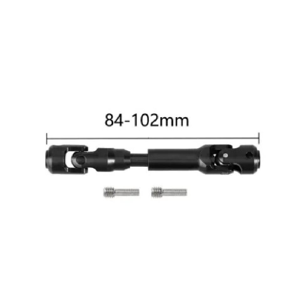 INJORA Steel Heavy-Duty Drive Shaft for 1:10 Rc Car Accessories Crawler Axial SCX10 90046 AXI03007 TRX4 Redcat Gen8 Accessories