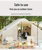Inflatable Rainproof Camping Tent - Thickened Oxford Cabin with Portable Folding Design