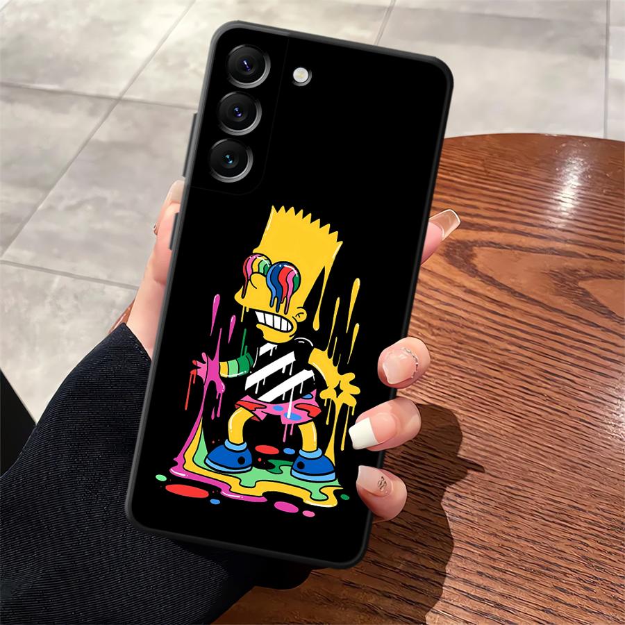 Phone Cover Case for Samsung Galaxy A24 A34 A12 A13 A23 A51 A52 A54 A71 A14 A15 A16 A17 A72 A73 The S-simpsons Cartoon