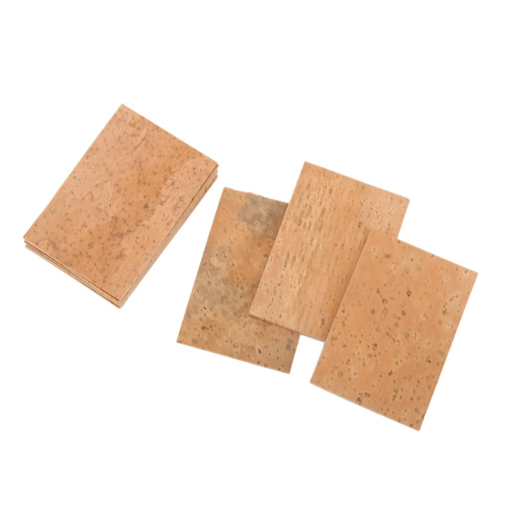 10pcs Saxophone Cork Natural Rust Prevention Odorless Instrument Parts for Alto Soprano