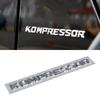 Manns Kompressor Modified Car Logo Wordmark Sticker: Supercharged Tail Emblem