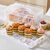 2 Tier Cupcake Storage Box Transparent Cupcake Containers Cupcake  Holder Cupcake Carrier  Party
