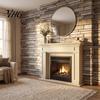 Bathroom Wall Sticker Peel And Stick Backsplash, 3D Brick Panels, Self Adhesive Interior Decoration Materials Tile, Faux Stone Wallpaper, On