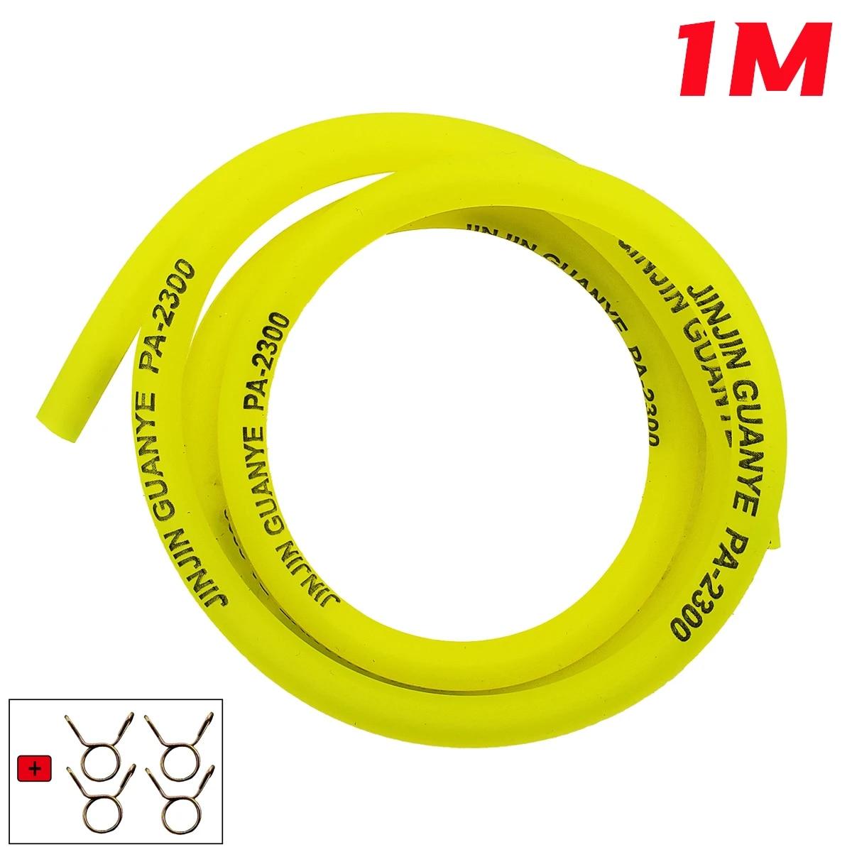 

1 метр, 3 м, 5 м, желтый, зеленый, красный, синий, масляные шланги для мотоцикла, детали для пит-байка, ATV Monkey Bike, скутер для мотокросса Light Yellow 1M