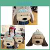 Hat Dog Cartoon Backpack For Girls Boys With Spacious Storage And Padded Straps