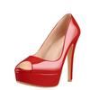 Crossdresser Sexy StilettosWomen Platform Peep Toe High Heel Sandals Nude Patent Leather Sexy Elegant Stiletto Heels Sandals