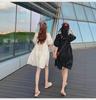 Spring/Summer 2024 French Sweetheart Square Neck Puff Sleeve A-Line Maternity Dress