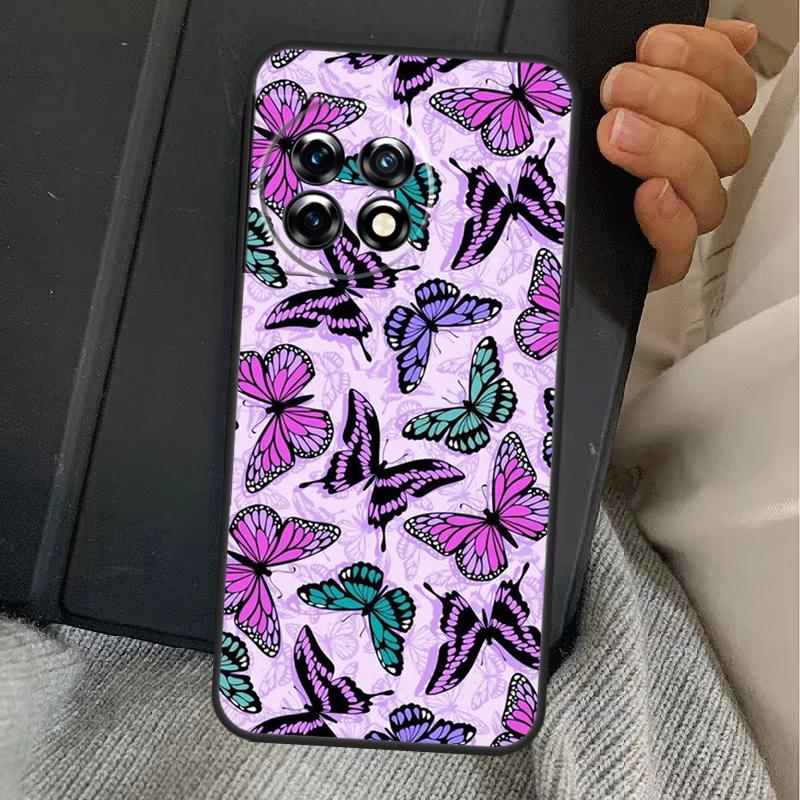 Luxury Butterfly Case For OnePlus 15 13 12 11 13R 13T 10T 10R 12R OnePlus Nord 5 CE 2 3 4 Lite N20 N30 Cover