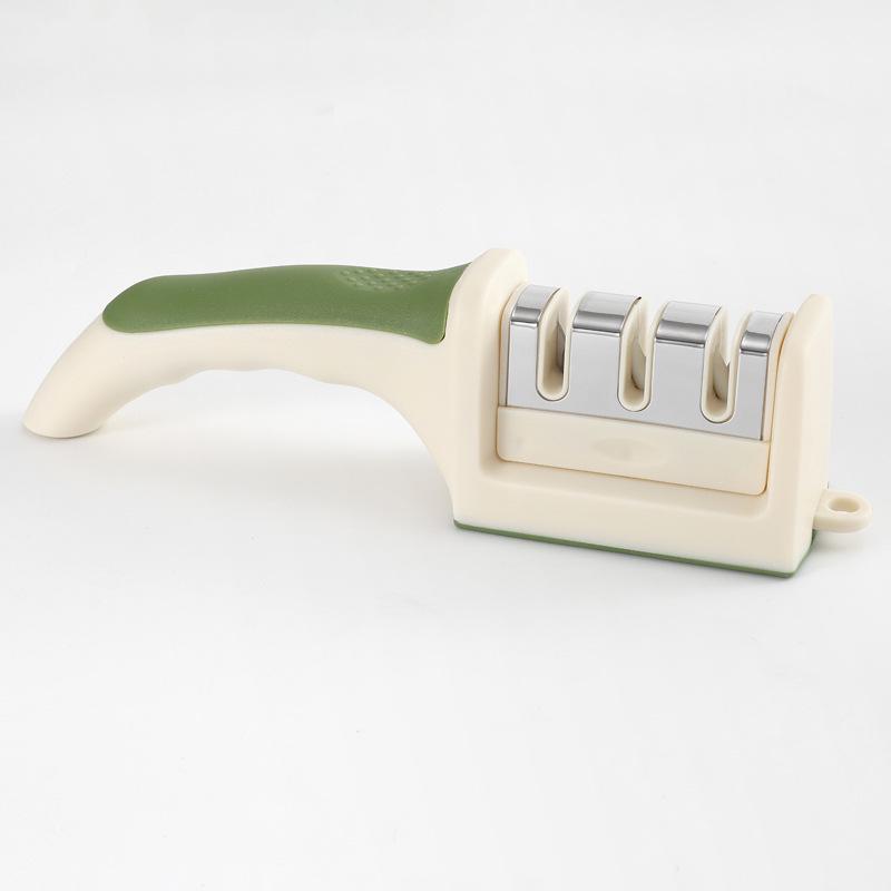 Multipurpose Handheld Kitchen Knife Sharpener with Quick 3-4 Stage Grinding