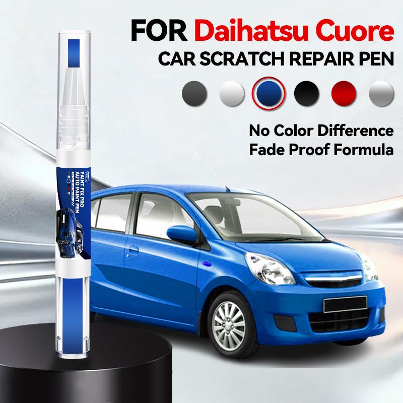 Für Daihatsu Cuore Zweckfahrzeug Autolack Reparaturstift Ausbesserungs Kratzerentferner DIY Auto Zubehör Schwarz Weiß Rot Silber