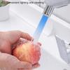 Intelligent Light RGB Led Water Faucet Color Changing Sensitive Light Faucet Nozzle Head  Kitchen